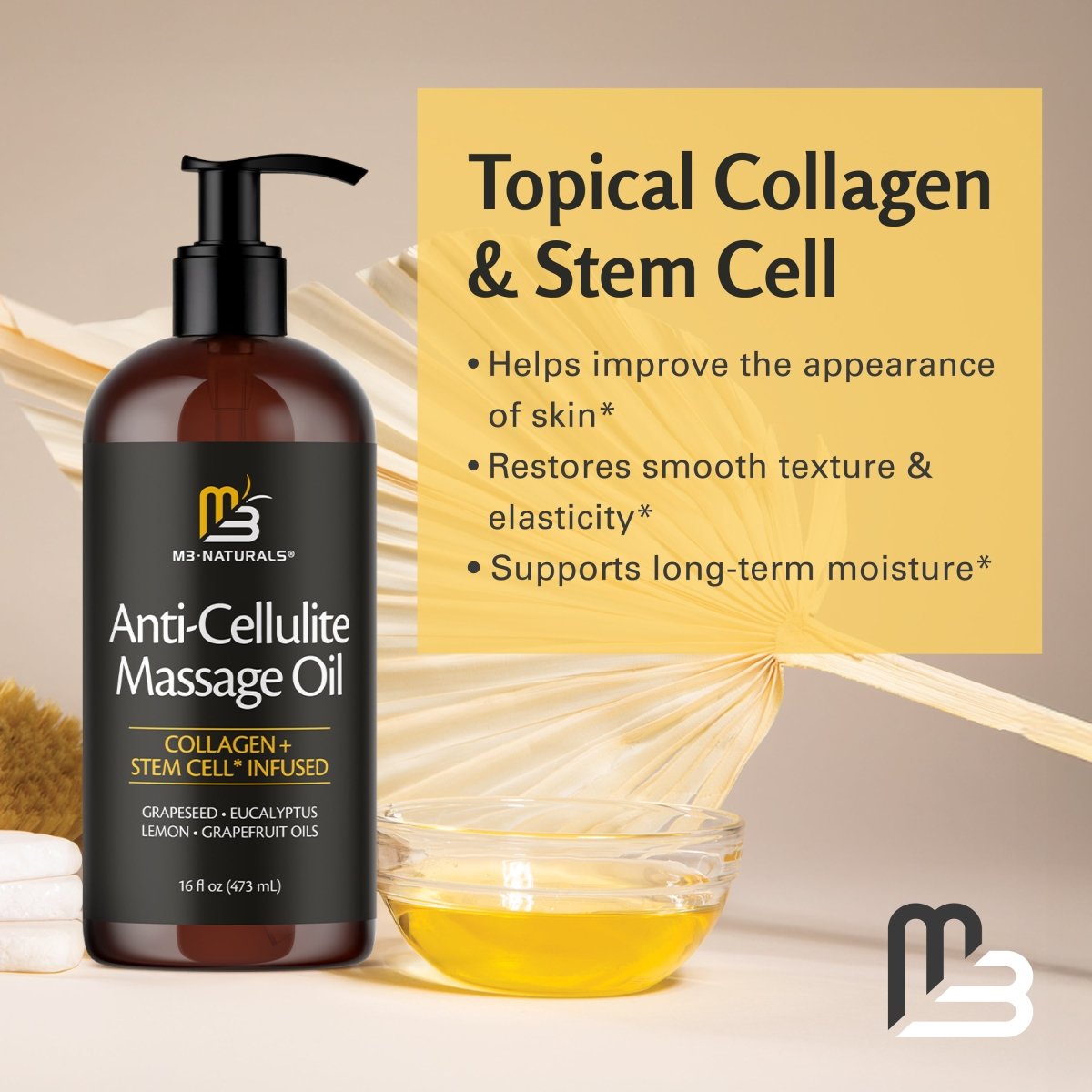 Anti Cellulite Oil -16 Oz